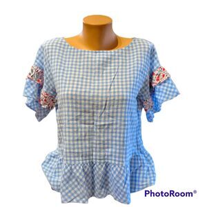 Matilda Jane gingham top